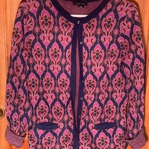 Land's End Women's Patterned Cardigan